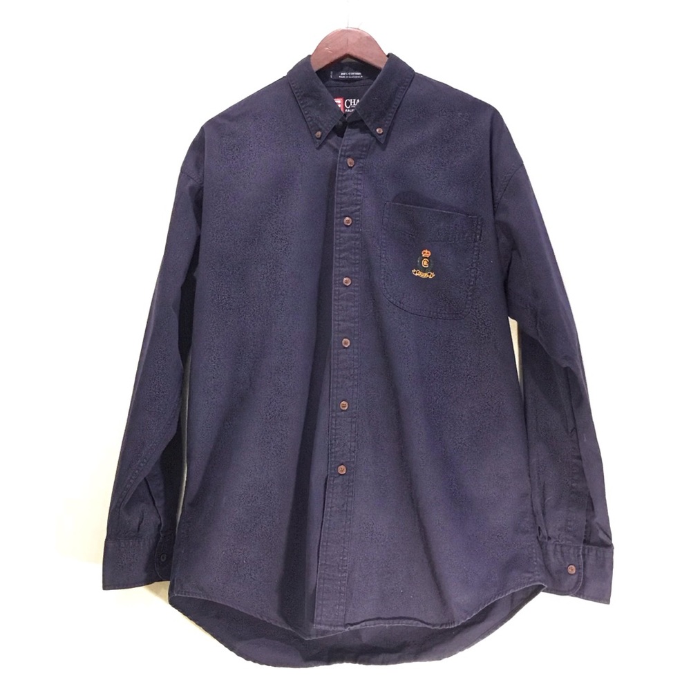 CHAPS Ralph Lauren Crown Crest Button Down VTG M